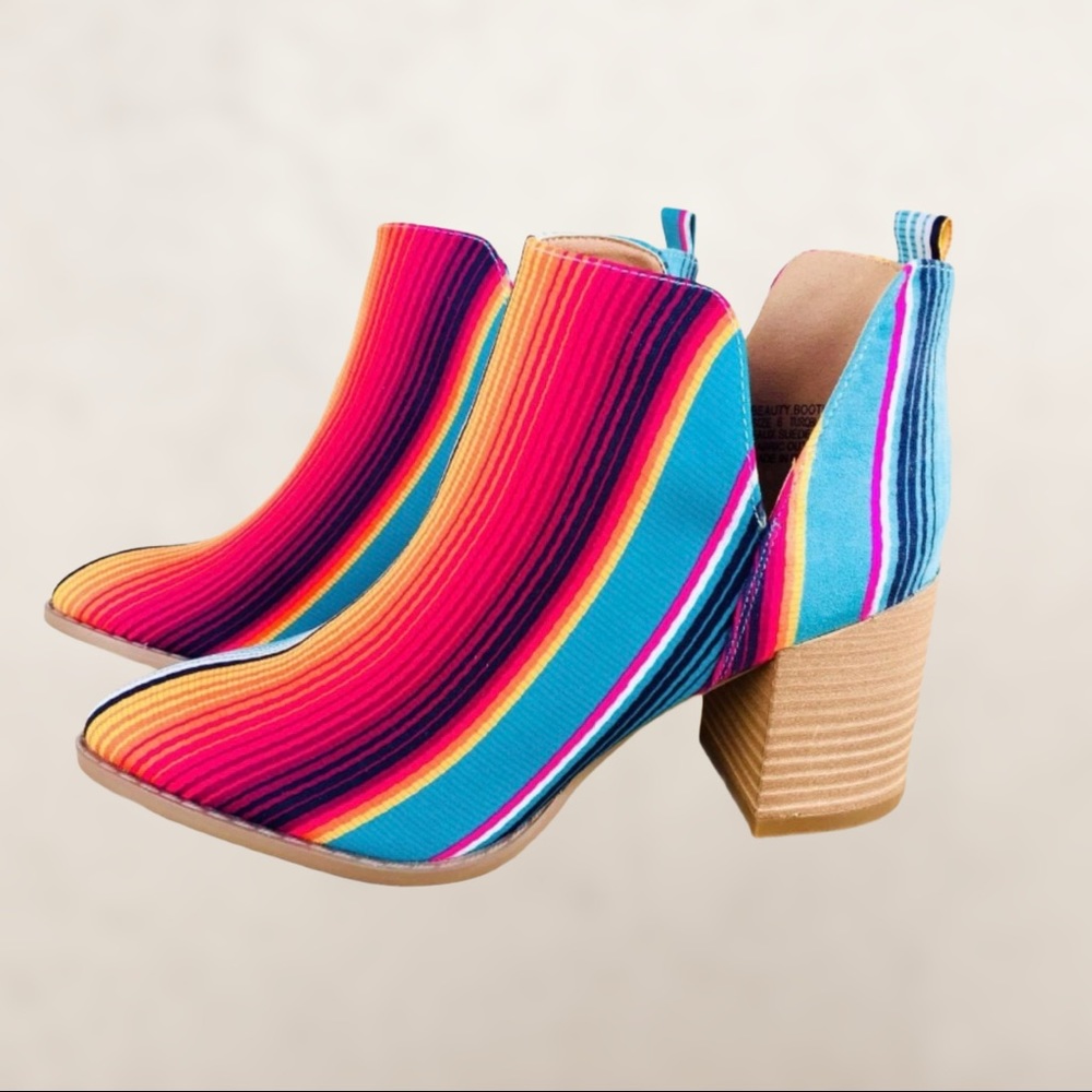 Serape Booties - Picture 15 of 16
